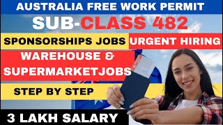 Australia 🇦🇺 Packing & Helper Jobs Free Work Permit 2025