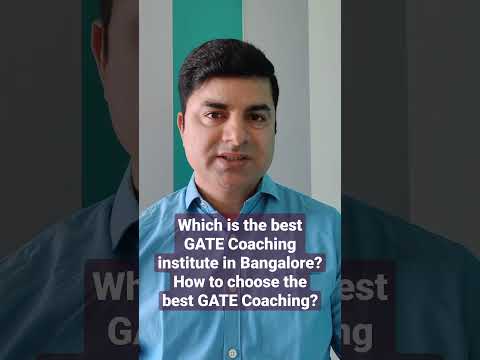 Where is the Best Gate Coaching Institute in Bangalore? #gate2026 #gatecoaching #gatecoachingonline