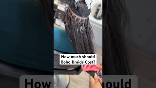 How much should boho braids cost? 🤔 #braids #bohobraids