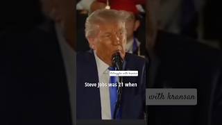 Donald Trump - success You are never too young to start the great ✨#enterpreneur