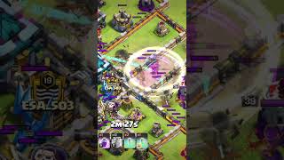 "super archers" core destruction of    TH 13 #coc #superarcherblimp #supertroopscoc #th13attack
