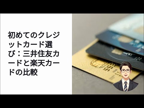 初めてのクレカ選び！三井住友カードVS楽天カードを徹底比較