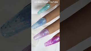Ai Inspired! Holo and Jelly On my channel now. #aiinspiration #jellynails #freshset #SummerNails