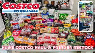 COSTCO HAUL | Restocking my Freezer and Easy Family Meal Ideas!