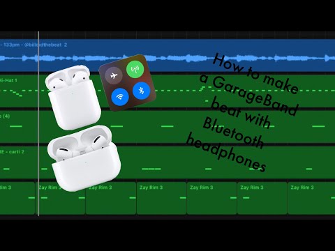 How to make beats in GarageBand with Bluetooth headphones (best way)