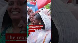 ‘We are really siblings’ - Joyful reunions as Ethiopia-Eritrea border reopens - BBC Africa