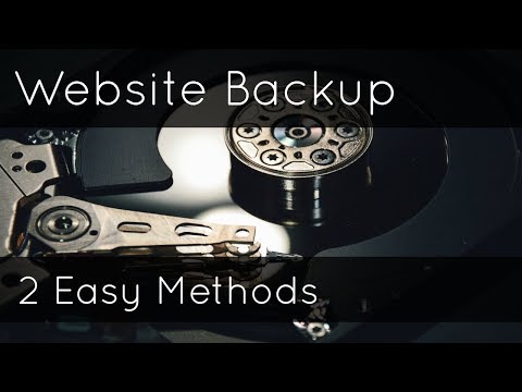 2 Best Website Backup Methods