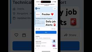 Tech Analyst Fresher ❤️