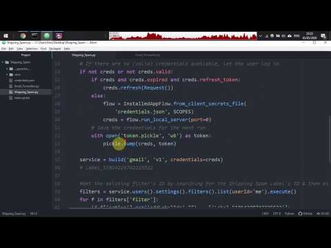 Update Gmail Filters from Telegram Bot using Python [Tutorial 1/2]