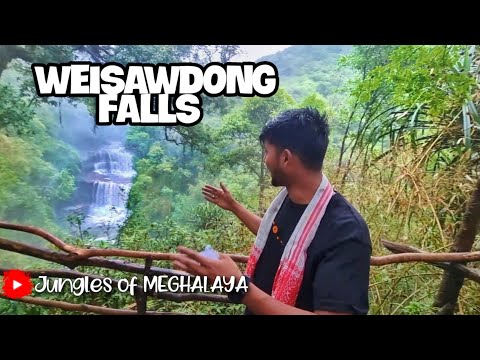 WEISAWDONG FALLS IN MEGHALAYA🔥// BEST WATERFALL IN SOHRA😍 // HIGHEST RAINFALL IN INDIA