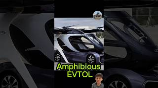 Do you like this amphibious E-VTOL aircraft? #rcaircraft #manneddrone #evtol #flyingcar #helicopter