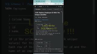 Leetcode SQL Question 6 | Crack SQL Interviews in 50 Questions #coding #datascience #sql #interview