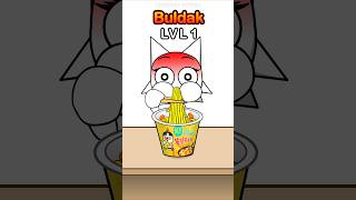 Buldak Ramen Level1 vs Level50