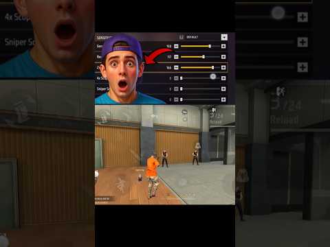 🇧🇷Brazilian pro sensitivity settings 2025🔥|Prefect headshot for all devices#shorts