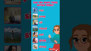 Can you name these action verbs? What are they doing?🏃‍♂️🧼🎨