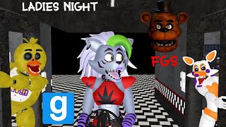 THE FIRST FNAF CHALLENGE FILLED WITH BAD RNG || FG: LADIES NIGHT EPISODE 8 (GMOD FNAF CHALLENGE)