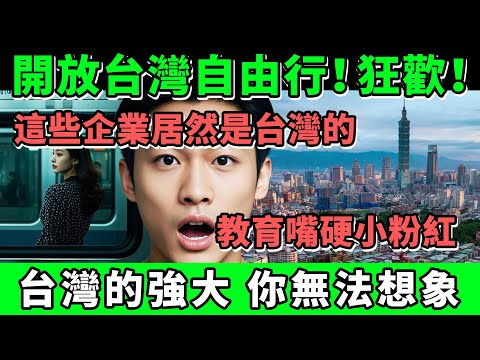 開放台灣自由行 狂歡！！這些企業居然是台灣的！！教育嘴硬小粉紅，台灣的強大 你無法想象