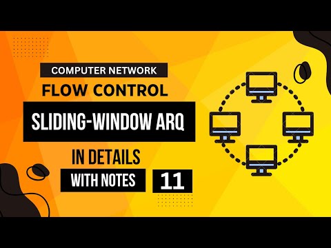 Sliding Window ARQ Protocol  In Computer Network with Notes |#gate #techochain #cn #notes
