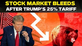 LIVE: Sensex & Nifty Nosedive After Trump’s 25% Tariff on India | Stock Market Today