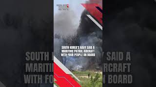 South Korean Navy Plane Crashes Near Pohang | 4 Crew Members Onboard