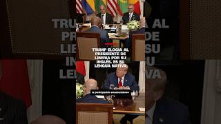 Trump elogia al presidente de Liberia por su inglés. Es su lengua nativa