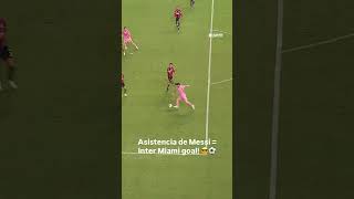 Messi assist Segovia and puts Inter Miami in front! #LeaguesCup2025