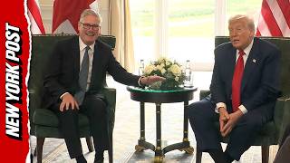 Awkward moment Starmer jumps in to defend London Mayor as Trump calls him ‘nasty’
