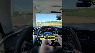 How to Use Paddle Shifters (Beginner Guide) | When to Upshift or Downshift #drivingtips #corvette