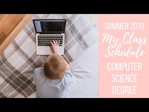 My Computer Science Degree Class Schedule - Summer Semester 2019