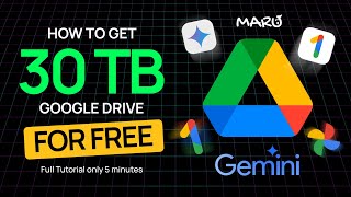 The Secret to Getting 30TB of Google Drive Storage for Free #FreeStorage #FreeGoogleDrive30TB #Tech