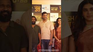 Dushara Vijayan,vettri maaran, karthi in VISHAL 35 movie pooja #Dusharavijayan #vishal #vetrimaaran