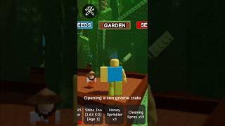 opening a zen gnome crate in grow a garden #roblox #growagarden #growagardenroblox #zen #shorts 💩💩💩💩