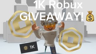 1K Robux Giveaway!💰👀 (REQUIREMENTS)