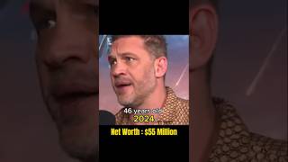 Tom Hardy Net Worth Evolution (1989–2025) #tomhardy #hollywood #shorts