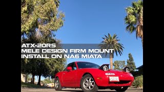 BUILT IN JUMPSTART Antigravity Battery installed in NA6 Mazda Miata - ATX-20RS + Mele Mount Install