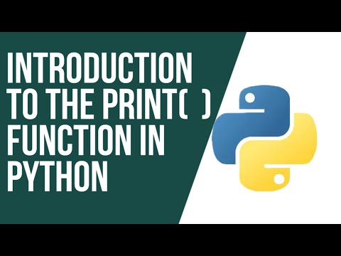 Python Tutorial For Beginners:: Introduction To print() Function