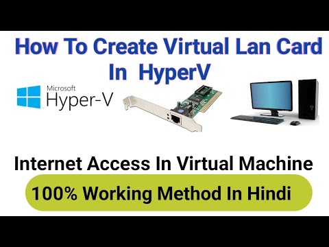 How To Access Internet In Virtual Computer | How To Access Internet In HyperV #HyperV #Internet
