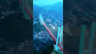 WORLD'S HIGHEST BRIDGE IN 2021 || DUGE BRIDGE EXPRESSWAY ( BEIPANJIANG BRIDGE ) #amazing #bridge