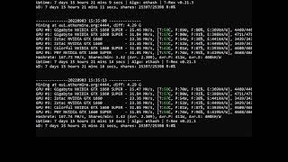 Mining Etherium Live 8, Ethermine, Trex, The Merge