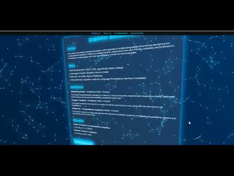 Creating an Immersive Virtual Reality Resume CV by Gibran BANHAKEIA