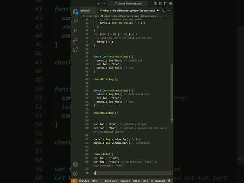 javascript - What is the difference between "let" and "var"?