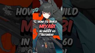 BEST MIYABI BUILD - How to Build Miyabi in 60 Seconds #zzz #zenlesszonezero #hoyoverse