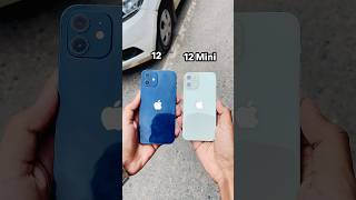 iPhone 12 Vs iPhone 12 Mini🔥#shorts