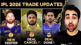 IPL 2026 Trade : Venkatesh Iyer on RCB Radar😱| KKR want Phil Salt | Sanju Samson CSK Deal Update