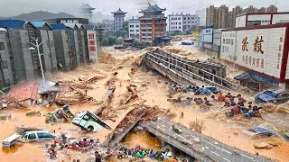 China in Panic: Beijing Falls, Floods Shatter Bridges-Knock Out Power Grids-Submerge Entire Villages