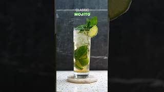 Classic Mojito! Original Recipe 🍃🍹#mojito #cocktails #drink #cocktail #bar #cocktailrecipe
