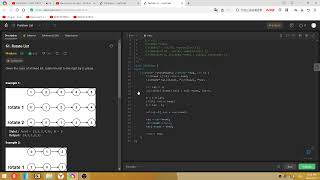 C++ leetcode 61. Rotate List
