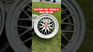 🤩Subtle color change on the faces & new gold bolts on BBS LM 114 / 115 🤩. ALL WORK DONE IN HOUSE!