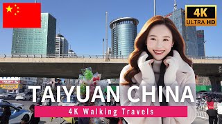 【China Walk】Taiyuan City Walking Tour, March 2025 | 4K HDR 60fps