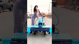 Export-oriented multi-purpose walk-behind vegetable and strawberry ridging machine#agriculture